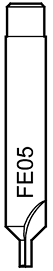 Silca Freze FE05 – pantoğraf anahtar frezesi