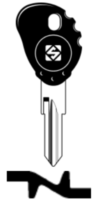 Gilera / Honda / MBK Silca Oto Anahtarı - 1