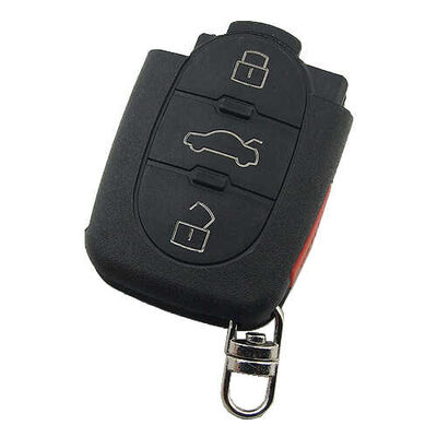 Audi 3+1 Buton Uzaktan Kumanda Büyük pil için 434Mhz Model: 4D0 837 231 K - 1