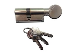 Standart Cerman Mandal Topuzlu Kilit - 164GM Nikel - Kale Kilit