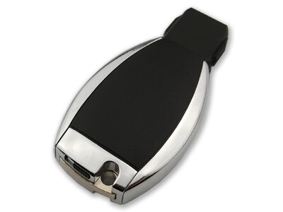 Mercedes Benz BE Kumanda 3 Buton 433 MHz Krom - (20 Adet) - 2