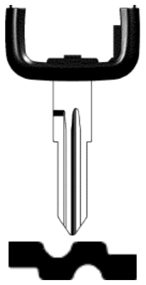Opel Silca Oto Anahtarı - 1