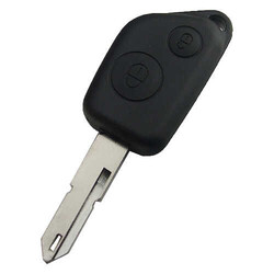Peugeot 2 Butonlu Anahtar Kabı ( Büyük pil yuvalı) NE73 Anahtar - 1