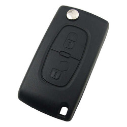 Peugeot 308 3008 5008 Citroen Berlingo 0536 Sustalı Kumanda 2 Buton 433MHz ASK PCF7961 Transponder VA2 - 1