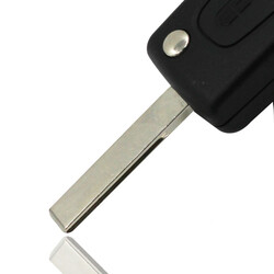 Peugeot ve Citroen 2 Butonlu Sustalı Anahtar Kabı (Pil yuvasız) - 3