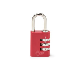 Silca Alüminyum şifreli asma kilit - Kırmızı - 1