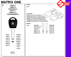 Silca Matrix T1 HU66 Volkswagen Adaptörü - 2
