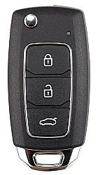 Xhorse Kumanda Kablolu Universal 3 Butonlu Hyundai Tip - Xhorse