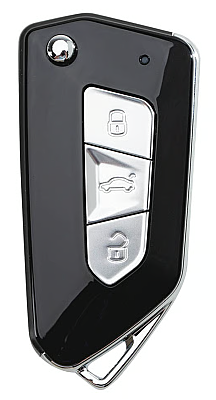 Xhorse Universal Kablolu Kumanda Electroplated Mat 3 Butonlu - 1
