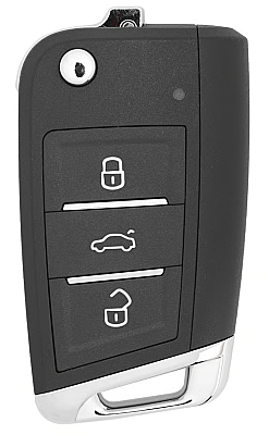 Xhorse VVDI Key Tool VVDI2 Kumanda 3 Butonlu XKMQB5EN - 1