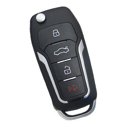Xhorse Vvdi key tools Vvdi2 sustalı Kumanda 3+1 butonlu Ford tipi Süper transponderli XEFO01EN - 1